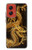 S2804 Chinese Gold Dragon Printed Case For Motorola Moto G Stylus 5G (2024)