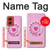 S2847 Pink Retro Rotary Phone Case For Motorola Moto G Stylus 5G (2024)