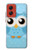 S3029 Cute Blue Owl Case For Motorola Moto G Stylus 5G (2024)