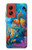 S3227 Underwater World Cartoon Case For Motorola Moto G Stylus 5G (2024)