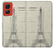 S3474 Eiffel Architectural Drawing Case For Motorola Moto G Stylus 5G (2024)