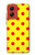 S3526 Red Spot Polka Dot Case For Motorola Moto G Stylus 5G (2024)