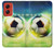 S3844 Glowing Football Soccer Ball Case For Motorola Moto G Stylus 5G (2024)