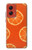 S3946 Seamless Orange Pattern Case For Motorola Moto G Stylus 5G (2024)