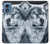 S0123 Grim White Wolf Case For Motorola Moto G Play 4G (2024)