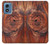 S0603 Wood Graphic Printed Case For Motorola Moto G Play 4G (2024)