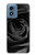 S1598 Black Rose Case For Motorola Moto G Play 4G (2024)