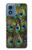 S1965 Peacock Feather Case For Motorola Moto G Play 4G (2024)