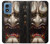 S2112 Hannya Demon Mask Case For Motorola Moto G Play 4G (2024)