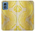 S2713 Yellow Snake Skin Graphic Printed Case For Motorola Moto G Play 4G (2024)
