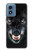 S2823 Black Wolf Blue Eyes Face Case For Motorola Moto G Play 4G (2024)