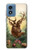 S2841 Vintage Reindeer Christmas Case For Motorola Moto G Play 4G (2024)