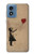 S3170 Girl Heart Out of Reach Case For Motorola Moto G Play 4G (2024)
