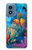 S3227 Underwater World Cartoon Case For Motorola Moto G Play 4G (2024)