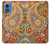 S3402 Floral Paisley Pattern Seamless Case For Motorola Moto G Play 4G (2024)