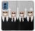 S3557 Bear in Black Suit Case For Motorola Moto G Play 4G (2024)