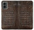 S2850 Brown Skin Alligator Graphic Printed Case For Motorola Moto G 5G (2024)
