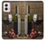S1316 Grapes Bottle and Glass of Red Wine Case For Motorola Moto G Power 5G (2024)