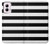 S1596 Black and White Striped Case For Motorola Moto G Power 5G (2024)