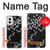 S2544 Japanese Kimono Style Black Flower Pattern Case For Motorola Moto G Power 5G (2024)