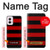 S2638 Black and Red Striped Case For Motorola Moto G Power 5G (2024)