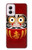 S3023 Japan Good Luck Daruma Doll Case For Motorola Moto G Power 5G (2024)