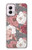 S3716 Rose Floral Pattern Case For Motorola Moto G Power 5G (2024)