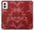 S3817 Red Floral Cherry blossom Pattern Case For Motorola Moto G Power 5G (2024)