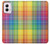 S3942 LGBTQ Rainbow Plaid Tartan Case For Motorola Moto G Power 5G (2024)