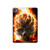 S0863 Hell Fire Skull Hard Case For iPad Pro 11 (2024,2025)