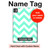 S1723 Mint Chevron Zigzag Hard Case For iPad Pro 11 (2024)