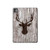 S2505 Reindeer Head Old Wood Texture Graphic Hard Case For iPad Pro 11 (2024,2025)