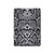 S2855 White Rattle Snake Skin Graphic Printed Hard Case For iPad Pro 11 (2024,2025)