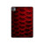 S2879 Red Arowana Fish Scale Hard Case For iPad Pro 11 (2024,2025)