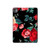 S3112 Rose Floral Pattern Black Hard Case For iPad Pro 11 (2024,2025)
