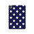 S3533 Blue Polka Dot Hard Case For iPad Pro 11 (2024,2025)