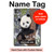 S3793 Cute Baby Panda Snow Painting Hard Case For iPad Pro 11 (2024,2025)