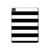 S1596 Black and White Striped Hard Case For iPad Pro 13 (2024,2025), Air 13 2026