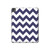 S2345 Navy Blue Shavron Zig Zag Pattern Hard Case For iPad Pro 13 (2024,2025)