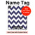 S2345 Navy Blue Shavron Zig Zag Pattern Hard Case For iPad Pro 13 (2024,2025), Air 13 2026