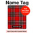 S2374 Tartan Red Pattern Hard Case For iPad Pro 13 (2024,2025)