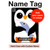 S2631 Cute Baby Penguin Hard Case For iPad Pro 13 (2024,2025), Air 13 2026