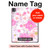 S3036 Pink Sweet Flower Flora Hard Case For iPad Pro 13 (2024,2025), Air 13 2026