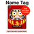 S3045 Japan Good Luck Daruma Doll Hard Case For iPad Pro 13 (2024,2025), Air 13 2026