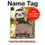 S3138 Cute Baby Sloth Paint Hard Case For iPad Pro 13 (2024,2025), Air 13 2026