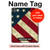S3295 US National Flag Hard Case For iPad Pro 13 (2024)