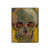S3359 Vincent Van Gogh Skull Hard Case For iPad Pro 13 (2024)