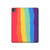 S3799 Cute Vertical Watercolor Rainbow Hard Case For iPad Pro 13 (2024,2025)