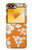 S2245 Hawaiian Hibiscus Orange Pattern Case For Samsung Galaxy Z Flip 6, Flip 7 FE