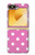 S2358 Pink Polka Dots Case For Samsung Galaxy Z Flip 6, Flip 7 FE